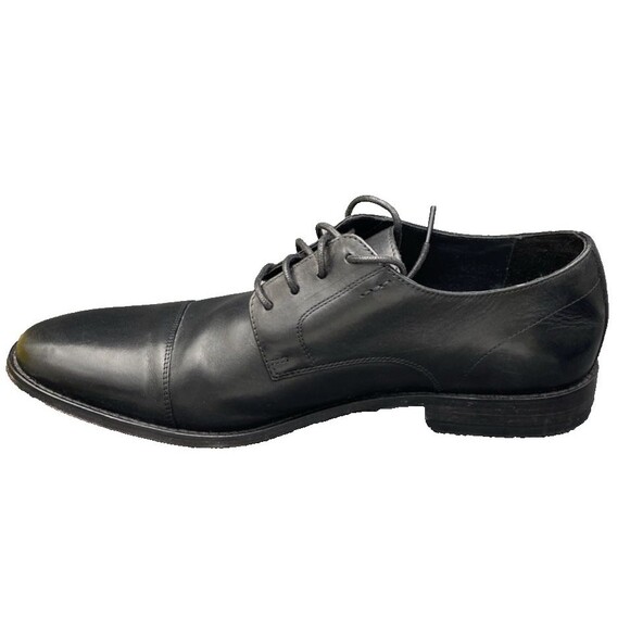 Bostonian Shoes Mens 11 Cap Toe Oxfords Black Leather Lace...